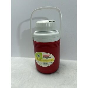 Coleman‎ Jug 1/3 Gallon Red Water Cooler Travel Camping Spout Made in USA